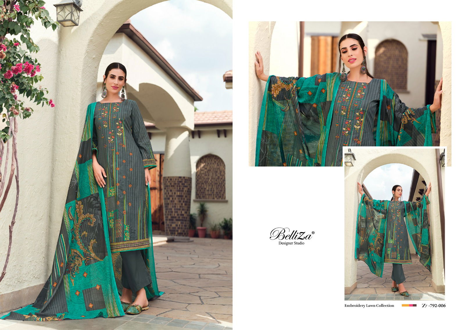 Shaheena By Belliza Readymade Printed Suits Catalog
